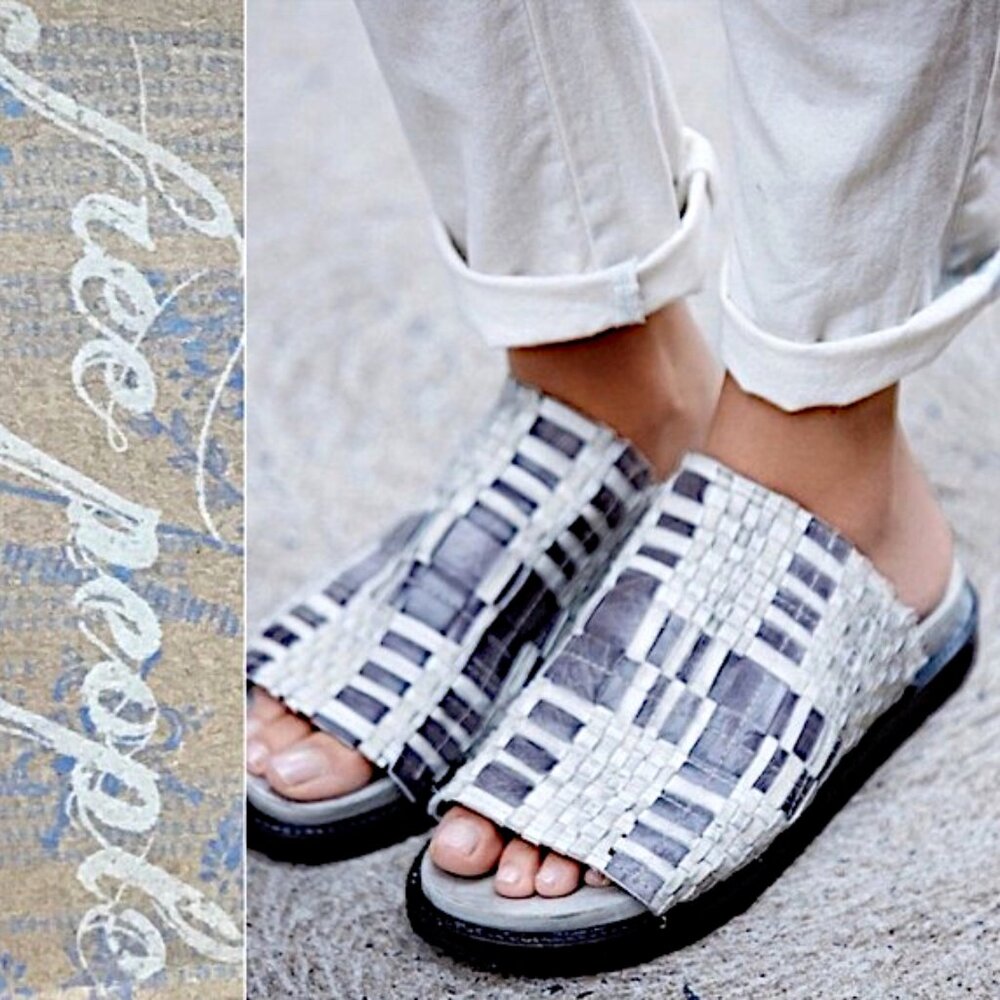 Free People 7.5 / 38 Leather Platform Sandals Boho